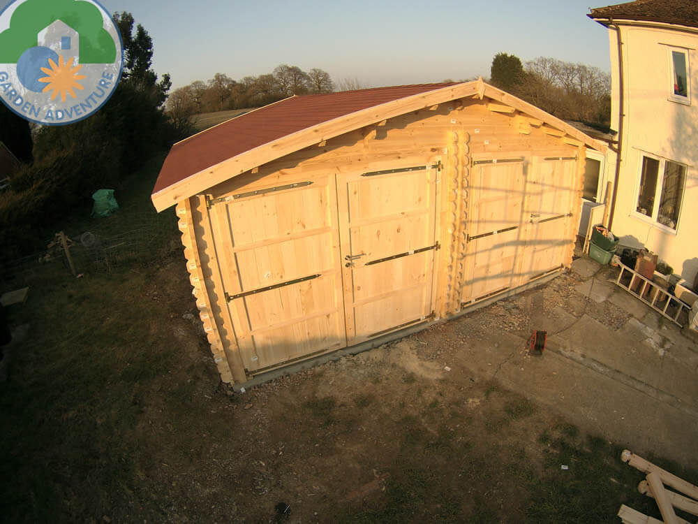 Wooden 6x6 Garage