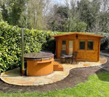 Garden Log Cabins from logcabinkits.co.uk