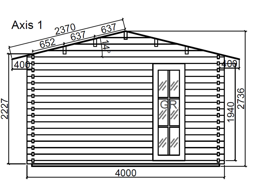 Alba Log Cabin