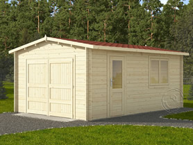 4x6 Garage - 4m x 6m Timber Garden Building